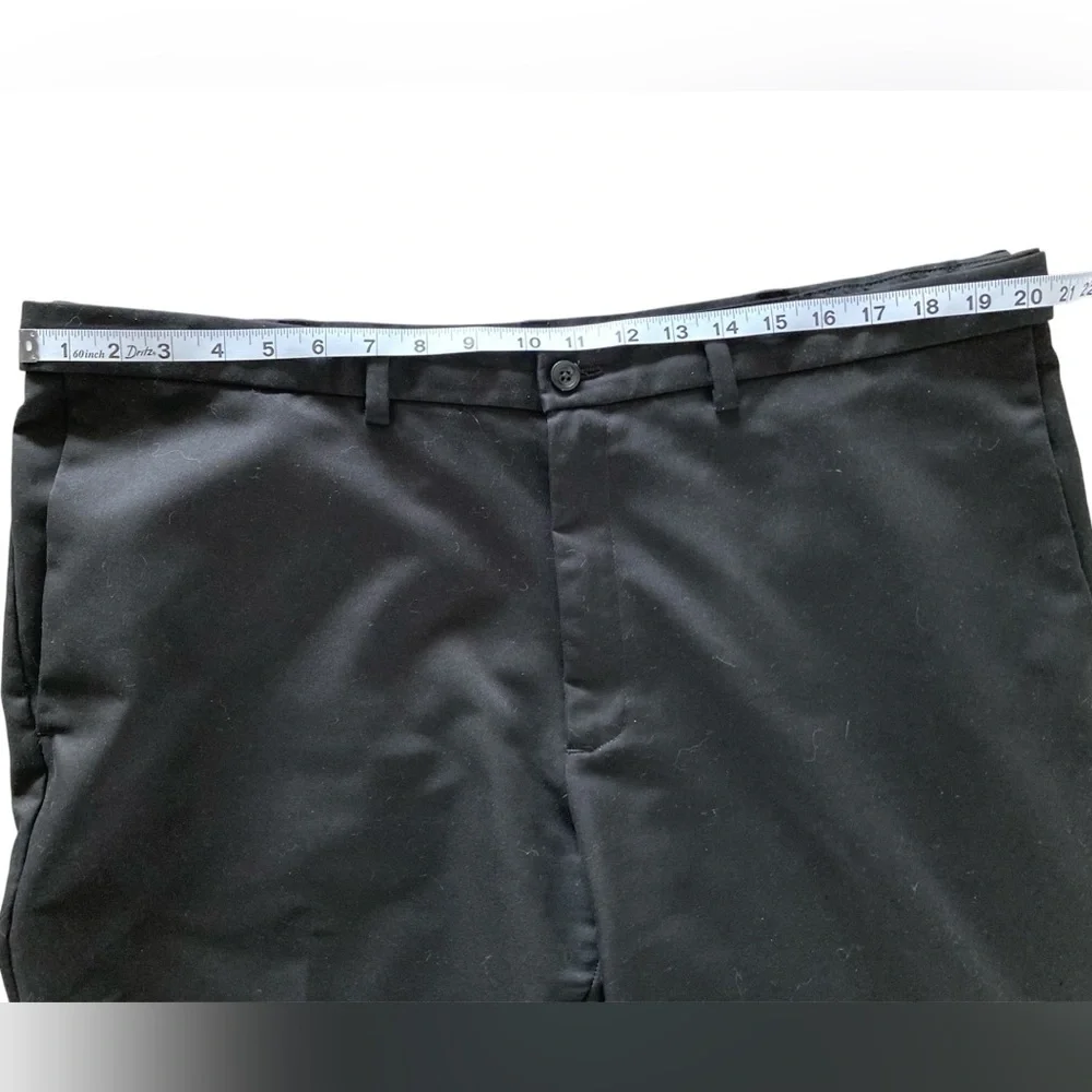 Haggar Men's Black Trousers  - Straight Leg, Sz 40x29